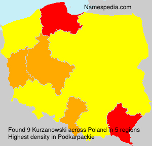 Surname Kurzanowski in Poland Surname Kurzanowski in Poland