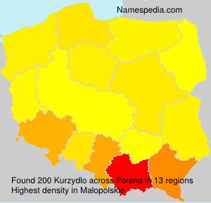 Surname Kurzydlo in Poland Surname Kurzydlo in Poland