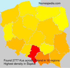 Surname Kus in Poland Surname Kus in Poland