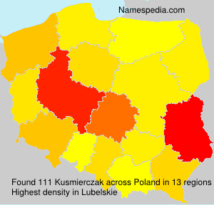 Surname Kusmierczak in Poland Surname Kusmierczak in Poland
