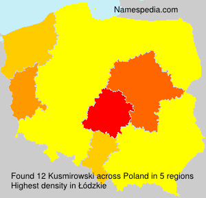 Surname Kusmirowski in Poland Surname Kusmirowski in Poland