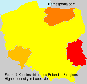 Surname Kusniewski in Poland Surname Kusniewski in Poland