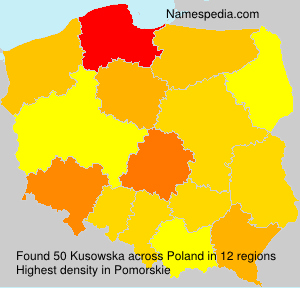 Surname Kusowska in Poland Surname Kusowska in Poland