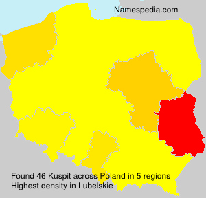 Surname Kuspit in Poland Surname Kuspit in Poland