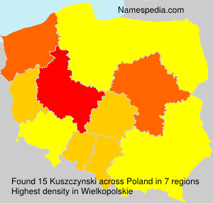 Surname Kuszczynski in Poland Surname Kuszczynski in Poland