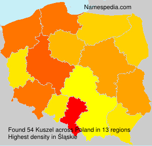 Surname Kuszel in Poland Surname Kuszel in Poland