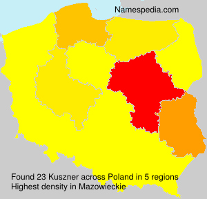 Surname Kuszner in Poland Surname Kuszner in Poland
