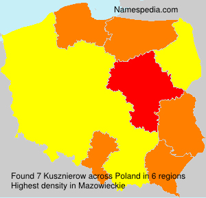 Surname Kusznierow in Poland Surname Kusznierow in Poland