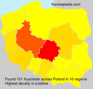 Surname Kusztelak in Poland Surname Kusztelak in Poland