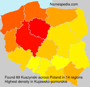 Surname Kuszynski in Poland Surname Kuszynski in Poland