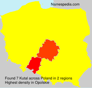 Surname Kutal in Poland Surname Kutal in Poland