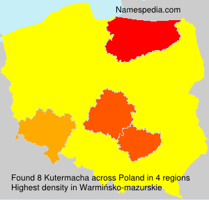 Surname Kutermacha in Poland Surname Kutermacha in Poland