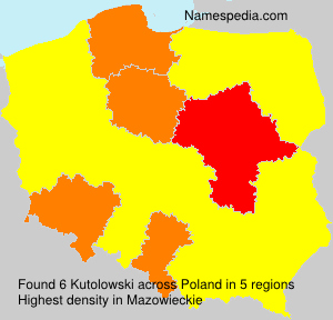 Surname Kutolowski in Poland Surname Kutolowski in Poland