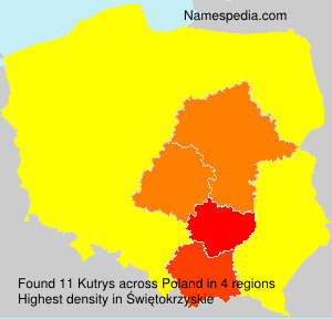 Surname Kutrys in Poland Surname Kutrys in Poland