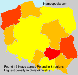 Surname Kutys in Poland Surname Kutys in Poland