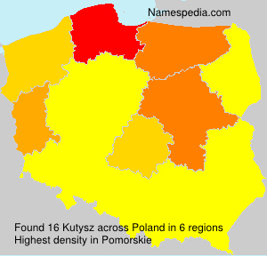Surname Kutysz in Poland Surname Kutysz in Poland