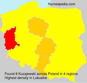 Surname Kuzajewski in Poland Surname Kuzajewski in Poland