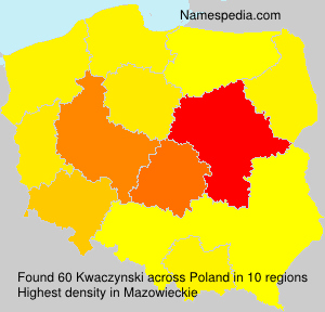 Surname Kwaczynski in Poland