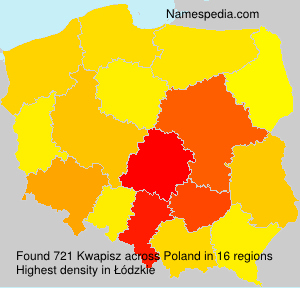 Surname Kwapisz in Poland Surname Kwapisz in Poland
