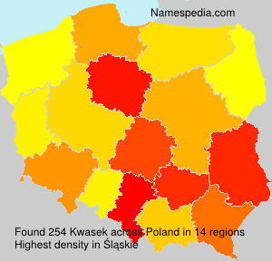 Surname Kwasek in Poland Surname Kwasek in Poland