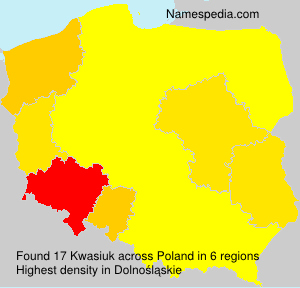 Surname Kwasiuk in Poland Surname Kwasiuk in Poland