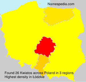 Surname Kwiatos in Poland Surname Kwiatos in Poland