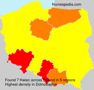 Surname Kwiec in Poland Surname Kwiec in Poland