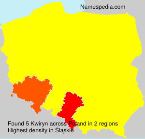 Surname Kwiryn in Poland Surname Kwiryn in Poland