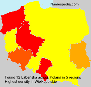 Surname Labenska in Poland Surname Labenska in Poland