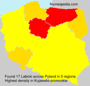 Surname Labicki in Poland Surname Labicki in Poland
