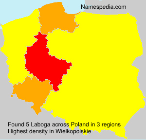 Surname Laboga in Poland Surname Laboga in Poland