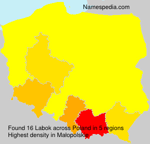 Surname Labok in Poland Surname Labok in Poland
