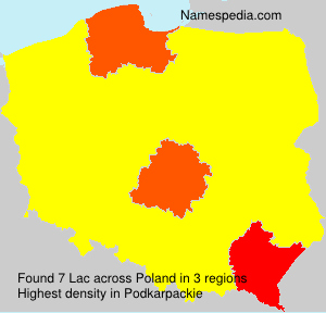 Surname Lac in Poland Surname Lac in Poland