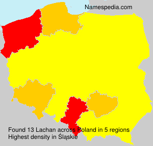 Surname Lachan in Poland