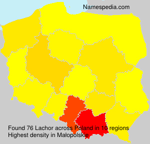Surname Lachor in Poland Surname Lachor in Poland