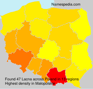 Surname Lacna in Poland Surname Lacna in Poland