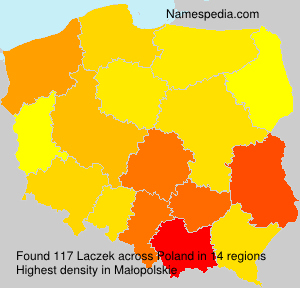 Surname Laczek in Poland Surname Laczek in Poland