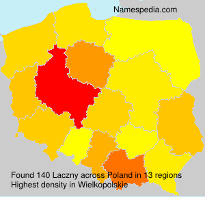 Surname Laczny in Poland