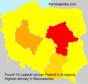 Surname Ladecki in Poland Surname Ladecki in Poland