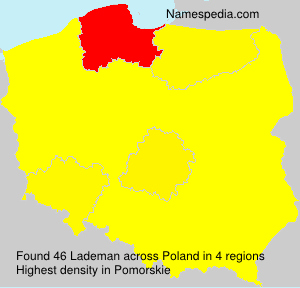 Surname Lademan in Poland Surname Lademan in Poland