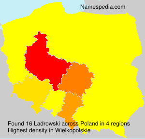 Surname Ladrowski in Poland Surname Ladrowski in Poland
