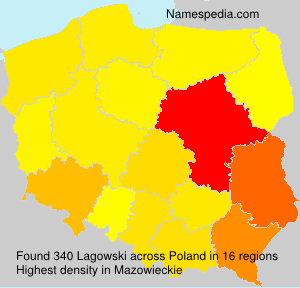 Surname Lagowski in Poland Surname Lagowski in Poland