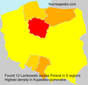 Surname Lamkowski in Poland Surname Lamkowski in Poland