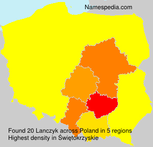 Surname Lanczyk in Poland Surname Lanczyk in Poland