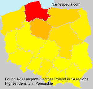 Surname Langowski in Poland Surname Langowski in Poland