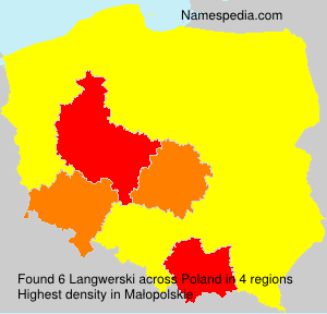 Surname Langwerski in Poland Surname Langwerski in Poland