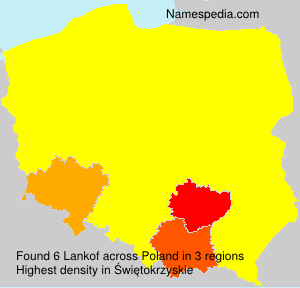 Surname Lankof in Poland Surname Lankof in Poland