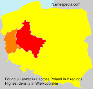 Surname Larweczka in Poland Surname Larweczka in Poland