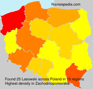 Surname Lasowski in Poland Surname Lasowski in Poland