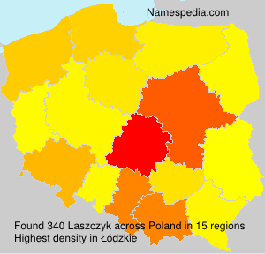 Surname Laszczyk in Poland Surname Laszczyk in Poland